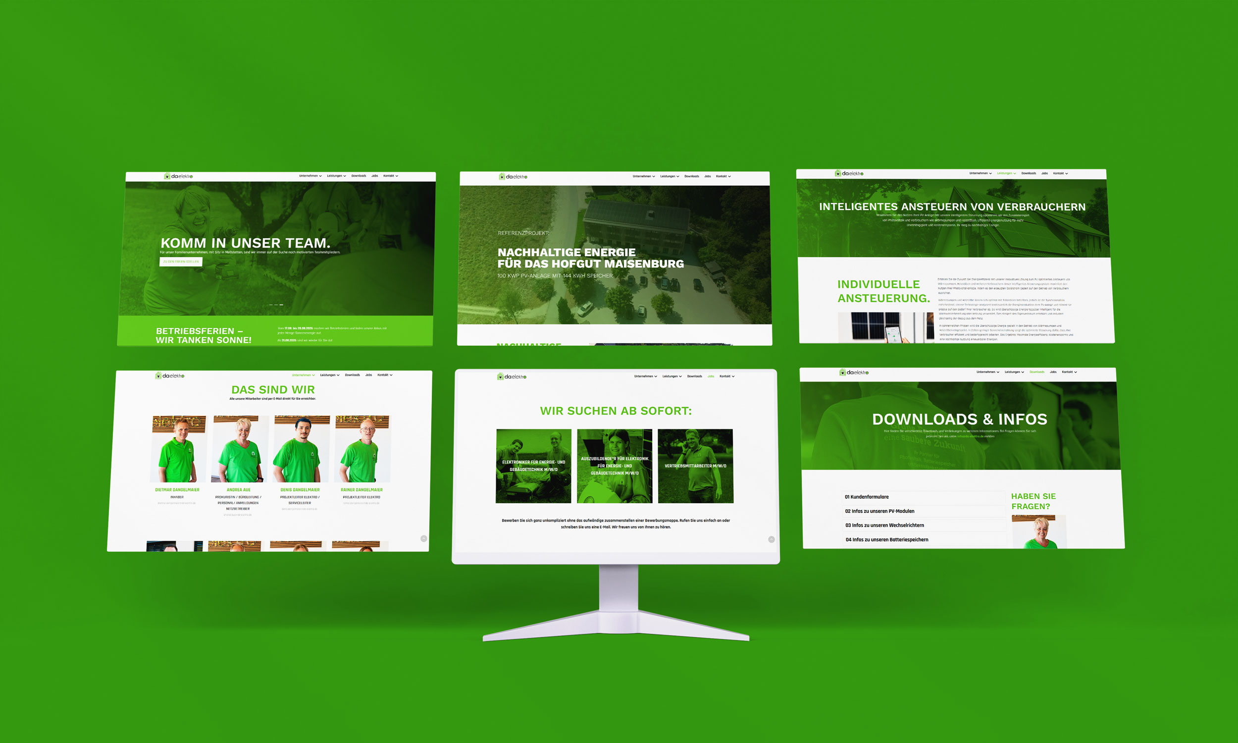 Webseite Screenshot Holweger