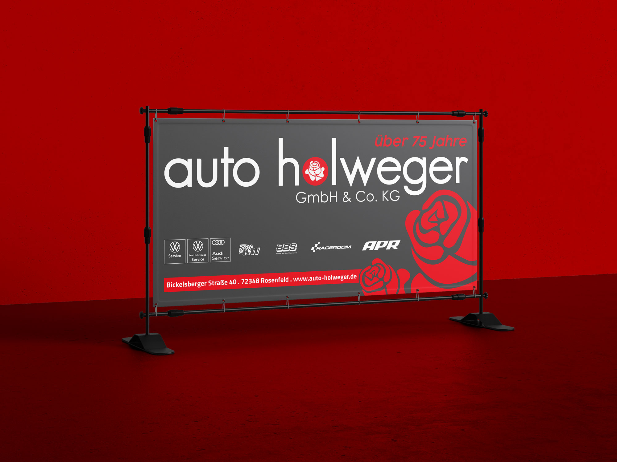 Banner Bauzaun