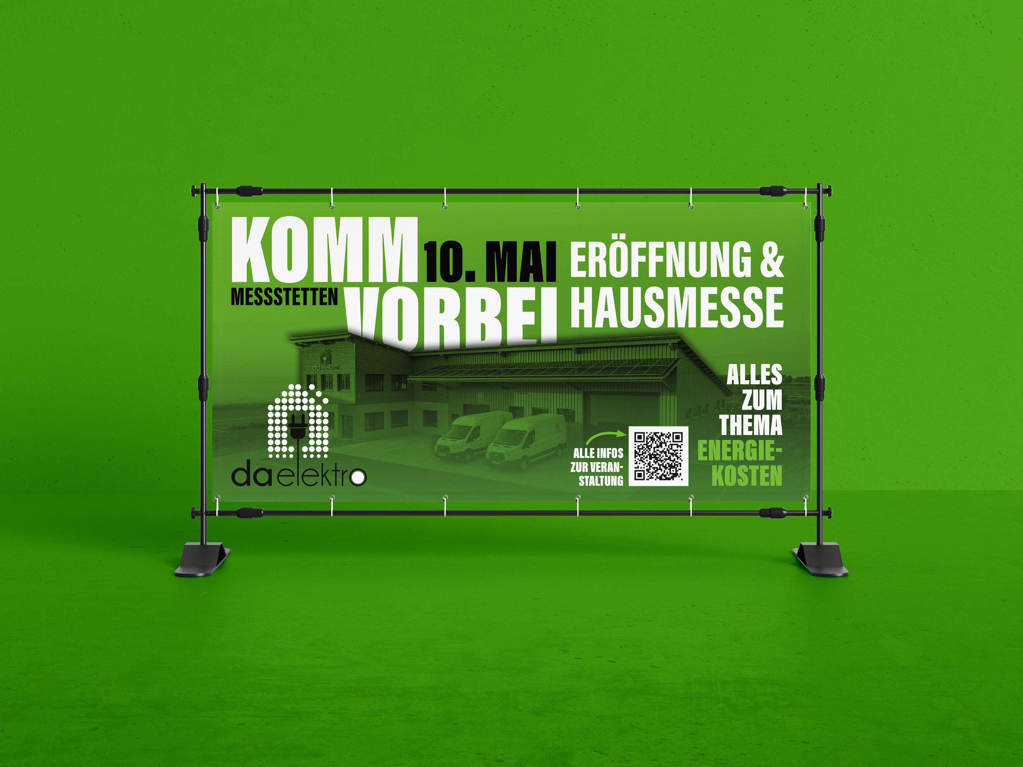 Bauzaunbanner für da-elektro